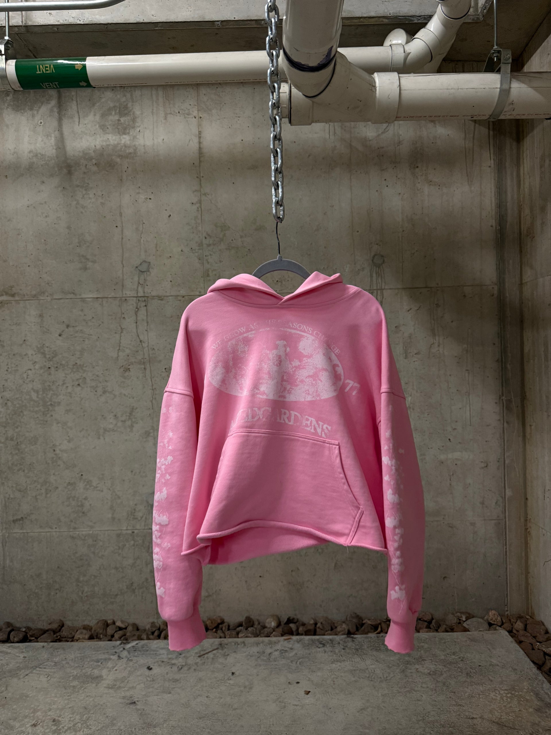 Pink Aged Hoodie